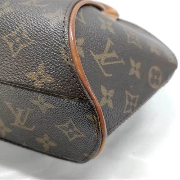 AUTH Louis Vuitton LV Ellipse Hand Bag Tote PM Brown Monogram - Picture 5 of 9